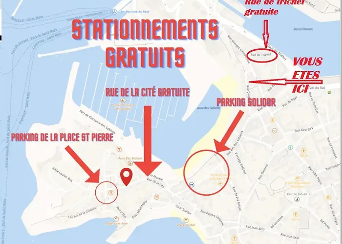Appartement vue sur mer et sur intra muros st Malo ferry et commerces à 100 m