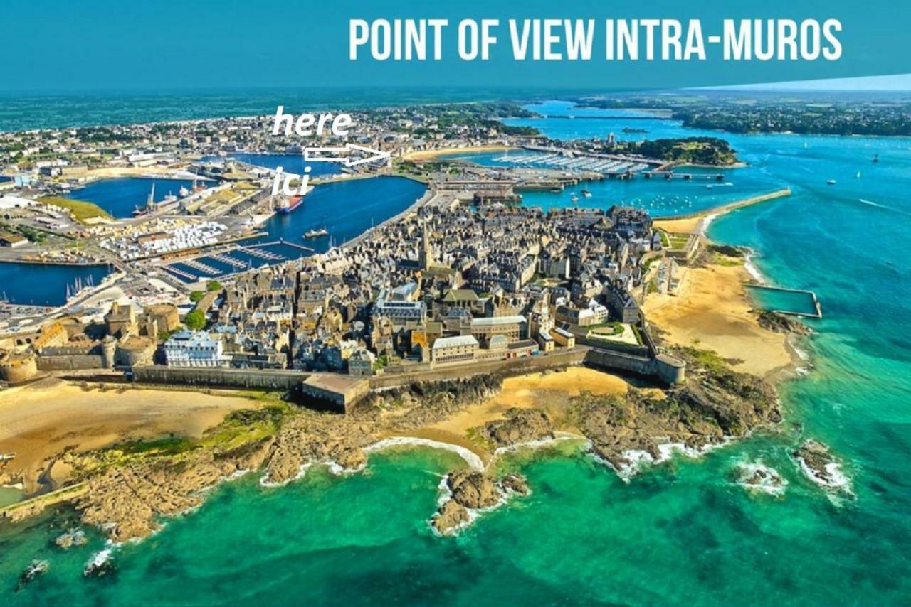 Appartement Saint Malo Vue Sur Mer Et Sur Intra Muros, Ferry, Plage Et Commerces A 50 M Saint-Malo
