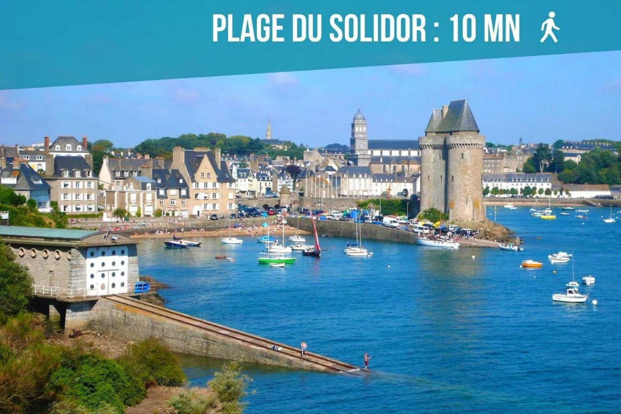 Appartement Saint Malo Vue Sur Mer Et Sur Intra Muros, Ferry, Plage Et Commerces A 50 M Saint-Malo