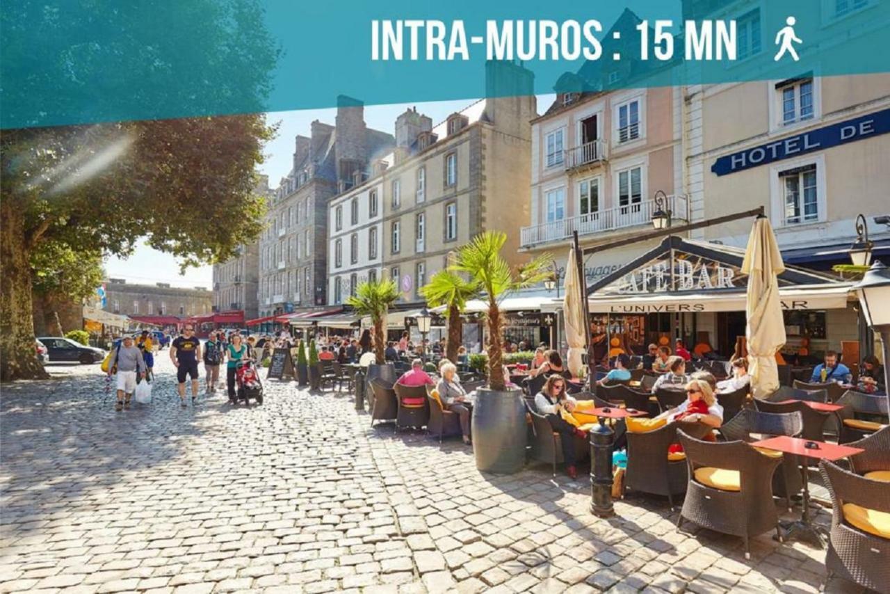Appartement Saint Malo Vue Sur Mer Et Sur Intra Muros, Ferry, Plage Et Commerces A 50 M Saint-Malo